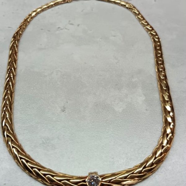 WhatsApp Image 2026-07-09 at 11.03.01 18K YELLOW GOLD NATURAL DIAMOND NECKLACE – 1.27CT TOTAL DIAMOND WEIGHT